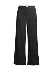 Object - Püksid ObjLisa Wide - BLACK STRIPES:GREY | Stockmann