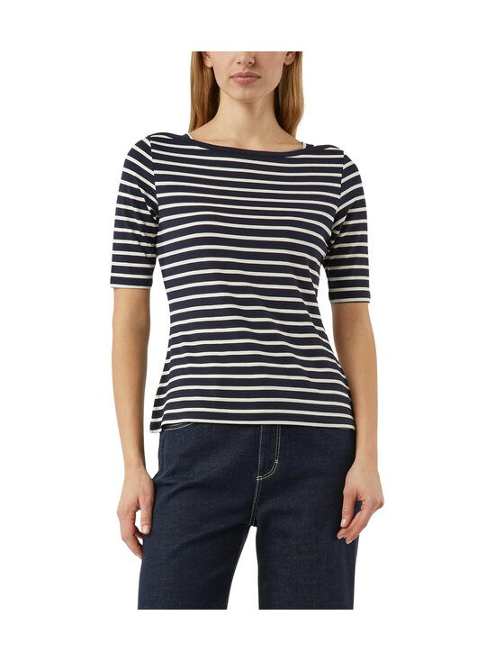 Comma - Boatneck Stribe t-paita - 59G4 NAVY WHITE STRIBE | Stockmann - photo 2