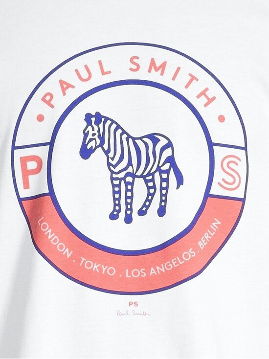 PS Paul Smith - T-särk Zebra Casual Fit - 01_WHITE - photo 4 PS Paul Smith - T-särk Zebra Casual Fit - 01_WHITE | Stockmann - photo 4
