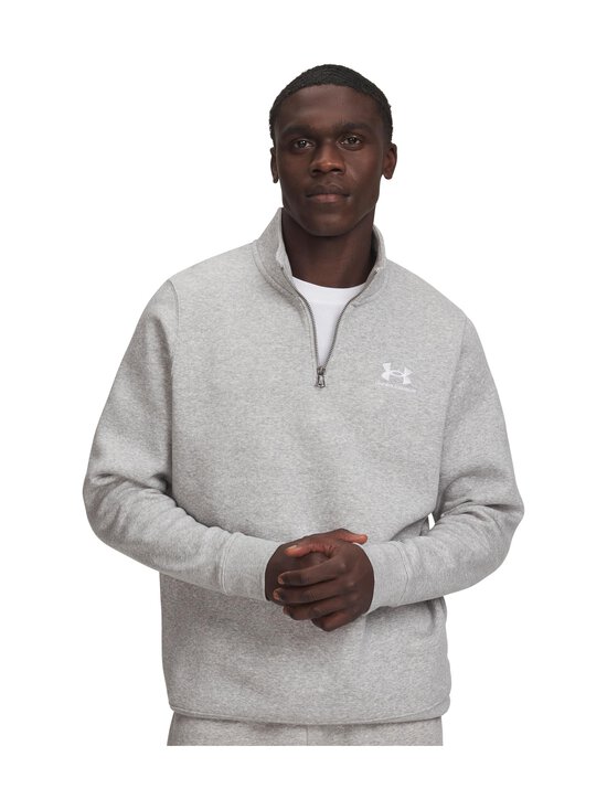 Under Armour - Icon Fleece 1/4 Zip -fleecepaita - 011 BLACK MEDIUM HEATHER | Stockmann - photo 1