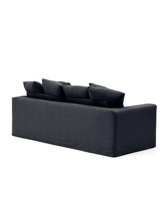 Kave Home - Nora-sohva mustanharmaa L 240 cm - BLACK | Stockmann - photo 3