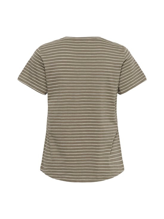 Part Two - GesinasPW t-paita - 305114 SMKOEY OLIVE STRIPE | Stockmann - photo 2
