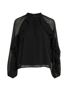 Vila - ViBinna High Neck -sifonkipusero - BLACK BEAUTY | Stockmann