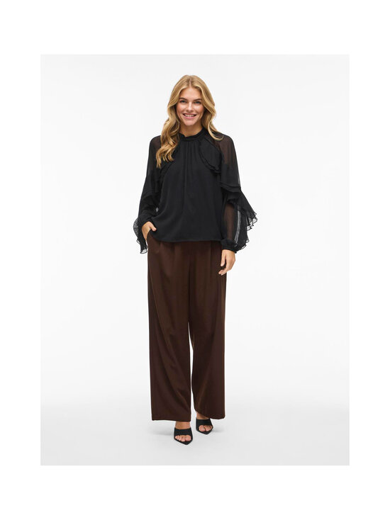 Vila - ViBinna High Neck -sifonkipusero - BLACK BEAUTY | Stockmann - photo 5