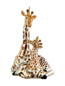 Shishi - Giraffe With Calf -kuusenkoriste - BEIGE | Stockmann