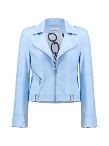 Joseph Ribkoff - Kunstseemisnahast jakk Foiled Faux Suede - 4373 SKY BLUE | Stockmann