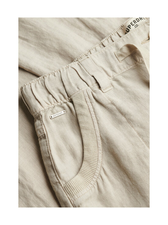Superdry - Low Rise -pellavahousut - 1LC LIGHT STONE BEIGE | Stockmann - photo 8