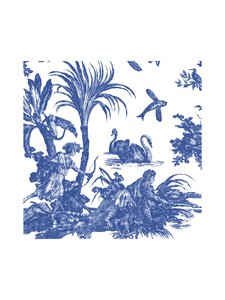 Duni - Toile de Jouy -paperiservetit 20 kpl - BLUE | Stockmann