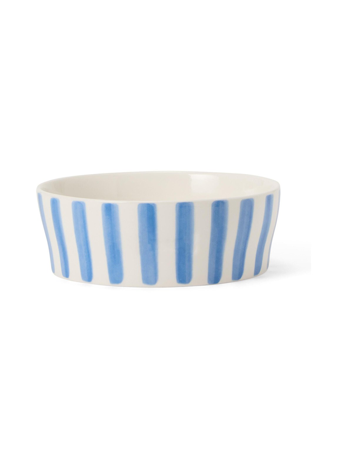 Striped dog bowl- koiran ruokakuppi 17,5 x 6 cm