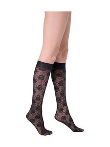 Oroblu - Lace Allure 30 den -polvisukat - BLACK | Stockmann