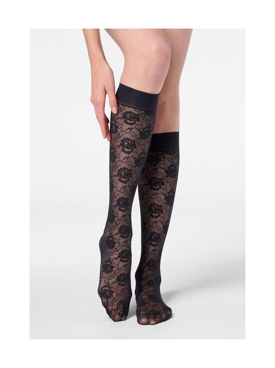 Oroblu - Lace Allure 30 den -polvisukat - BLACK | Stockmann - photo 2