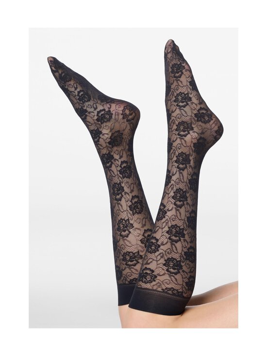 Oroblu - Lace Allure 30 den -polvisukat - BLACK | Stockmann - photo 3