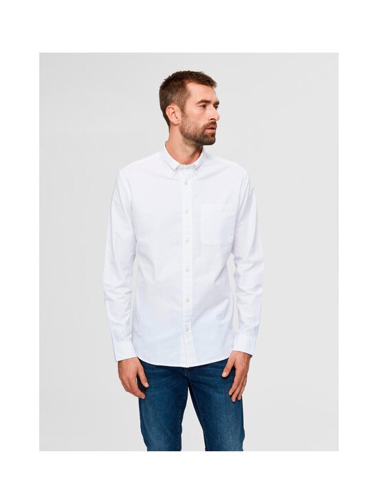 Selected - SlhRegRick-OX Flex triiksärk - WHITE - photo 3 Selected - SlhRegRick-OX Flex triiksärk - WHITE | Stockmann - photo 3