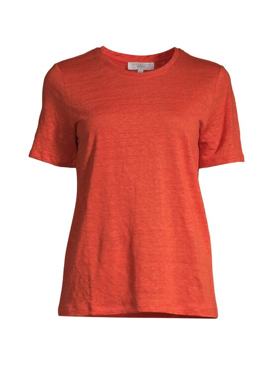 ESSENTIALS by Stockmann - Maria Linen Shirt - ORANGE RED - photo 1 ESSENTIALS by Stockmann - Maria Linen Shirt - ORANGE RED | Stockmann - photo 1