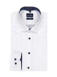 Olymp - Body Fit Solid -kauluspaita, erikoispitkät hihat - 15 BLAU | Stockmann