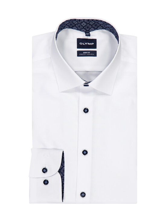 Olymp - Body Fit Solid -kauluspaita, erikoispitkät hihat - 15 BLAU | Stockmann - photo 1