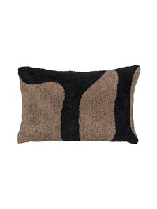 Mette Ditmer Denmark - Figura-tuftattu tyynynpäällinen 40 x 60 cm - 01 BROWN | Stockmann