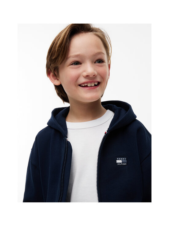 Tommy Hilfiger - Tonal Flag Zip -hupparitakki - C1G DARK NIGHT NAVY | Stockmann - photo 5