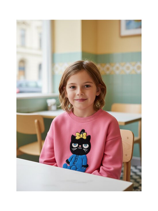 Mini Rodini - Cat Chenille -collegepaita - 28 PINK | Stockmann - photo 4