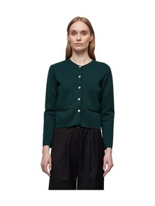 Gauhar Helsinki - Short Merino -neuletakki - GREEN | Stockmann