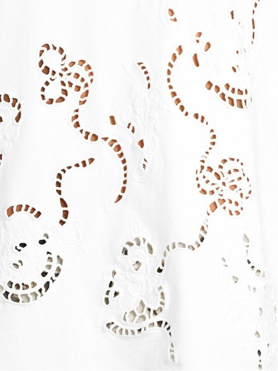 Ganni - Embroidery Anglais t-paita - 151 BRIGHT WHITE | Stockmann - photo 4