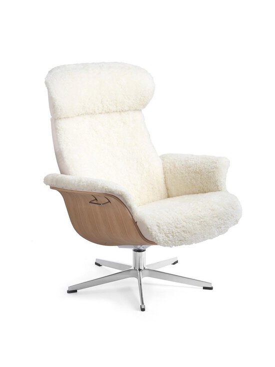 Conform - Timeout-nojatuoli lampaannahka Offwhite / tammi - WHITE | Stockmann - photo 1