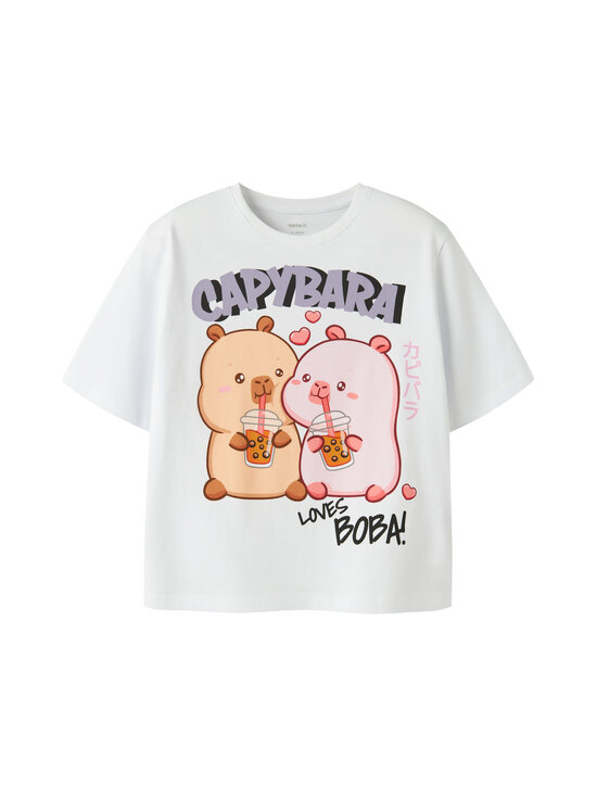 Name It - NkfSylla Capybara -t-paita - BRIGHT WHITE | Stockmann - photo 1