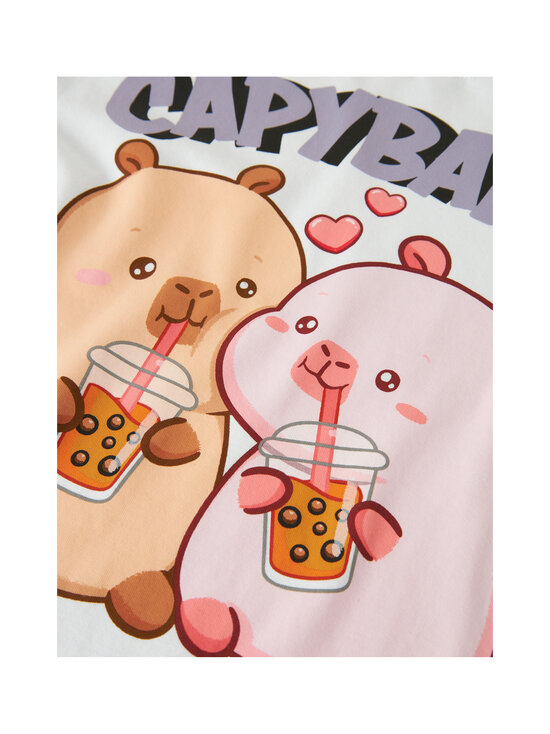 Name It - NkfSylla Capybara -t-paita - BRIGHT WHITE | Stockmann - photo 3