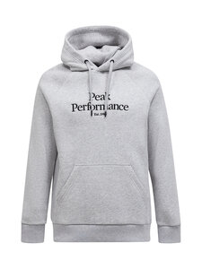 Peak Performance - Original-huppari - 050 MED GREY MELANGE/BLACK/ | Stockmann