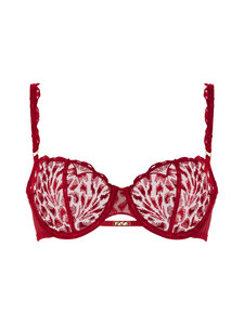Aubade - Crazy In Love Falf-Cup -kaarituelliset rintaliivit - RED DELIGHT | Stockmann