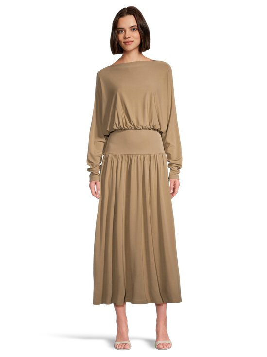 TOTEME - Boatneck Jersey -mekko - NUTMEG | Stockmann - photo 1