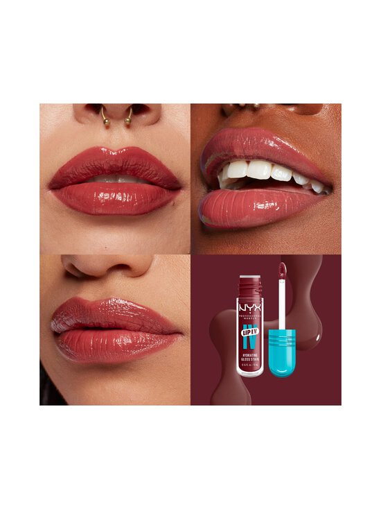 NYX Professional Makeup - Lip I.V. Lip Gloss -huulikiilto - 08 DRIPPIN IN ROSE - photo 3 NYX Professional Makeup - Lip I.V. Lip Gloss -huulikiilto - 08 DRIPPIN IN ROSE | Stockmann - photo 3
