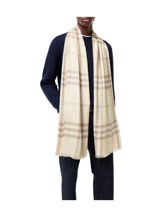 Burberry - Medium Check - villa-silkkihuivi - C5732 SESAME BEIGE CHECK | Stockmann - photo 6