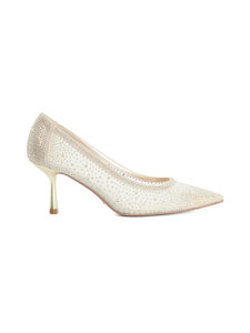 Dune London - Kontsakingad Brivelle Mesh Hotfix Court - GOLD | Stockmann