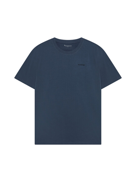 Knowledge Cotton Apparel - Badge t-paita - 1226 VINTAGE INDIGO | Stockmann - photo 2