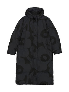 Marimekko - Taiottu Unikko -untuvatakki - 990 BLACK, DARK GREY | Stockmann