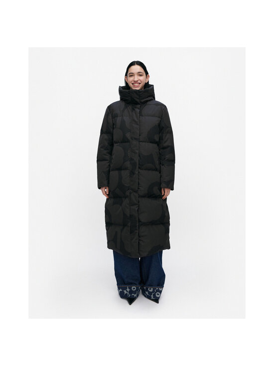 Marimekko - Taiottu Unikko -untuvatakki - 990 BLACK, DARK GREY | Stockmann - photo 2