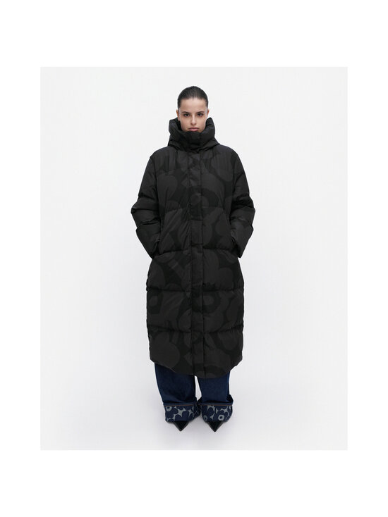 Marimekko - Taiottu Unikko -untuvatakki - 990 BLACK, DARK GREY | Stockmann - photo 3