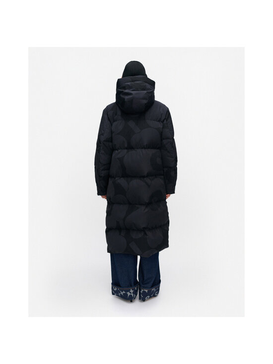 Marimekko - Taiottu Unikko -untuvatakki - 990 BLACK, DARK GREY | Stockmann - photo 4