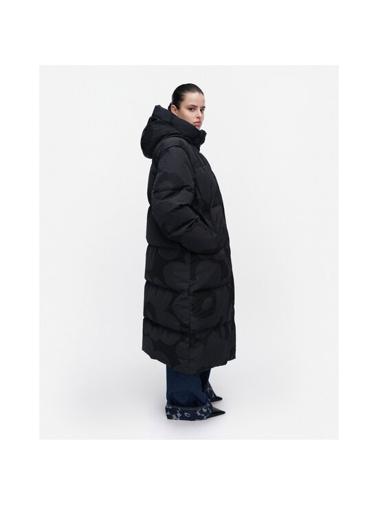 Marimekko - Taiottu Unikko -untuvatakki - 990 BLACK, DARK GREY | Stockmann - photo 7