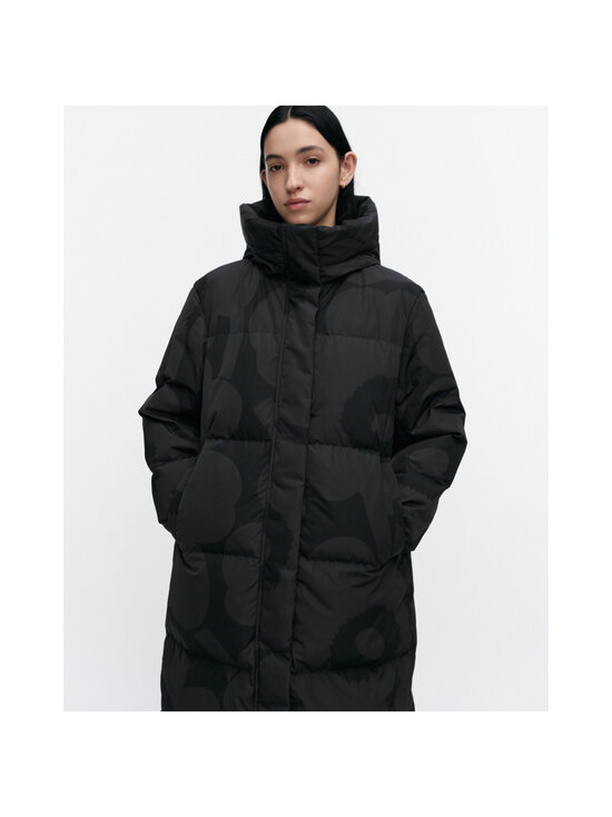 Marimekko - Taiottu Unikko -untuvatakki - 990 BLACK, DARK GREY | Stockmann - photo 8