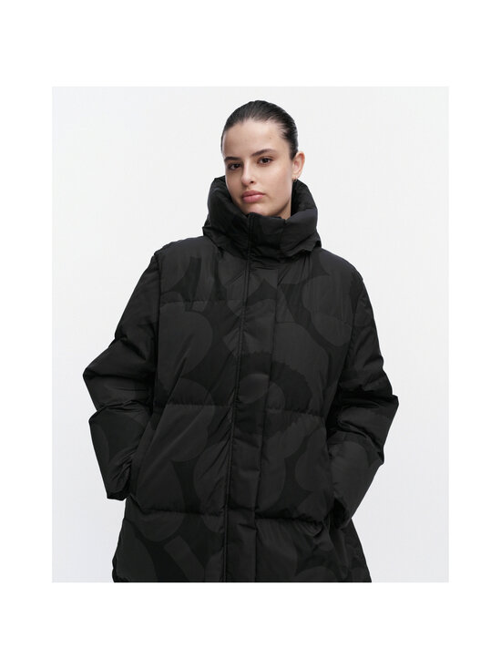 Marimekko - Taiottu Unikko -untuvatakki - 990 BLACK, DARK GREY | Stockmann - photo 9