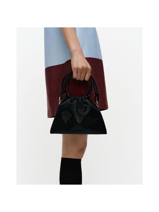Marimekko - Cirra Satin Kukasta Kukkaan rokassoma - 999 BLACK, BLACK | Stockmann - photo 3