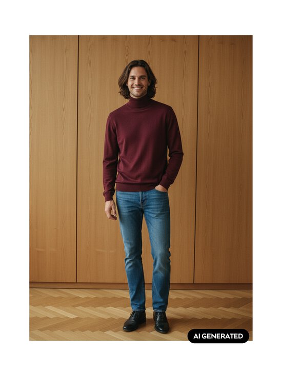 Selected - Kudum SlmTray Merino - TAWNY PORT | Stockmann - photo 2