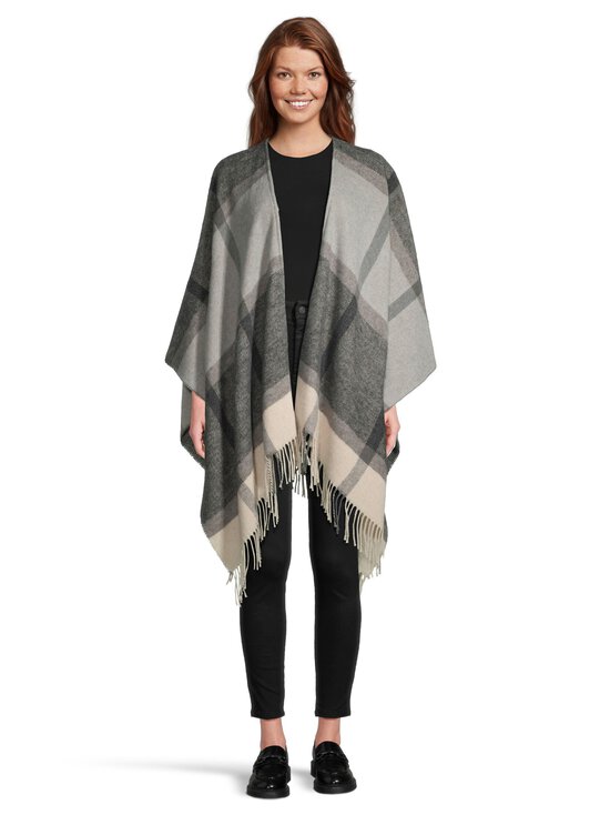 A+more - Ashlyn pončo 130 x 170 cm - GREY/BEIGE/BLACK - photo 2 A+more - Ashlyn pončo 130 x 170 cm - GREY/BEIGE/BLACK | Stockmann - photo 2
