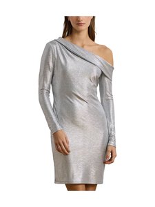 Lauren Ralph Lauren - Lakesta-cocktailmekko - PEWTER/SILVER FOIL Lauren Ralph Lauren - Lakesta-cocktailmekko - PEWTER/SILVER FOIL | Stockmann