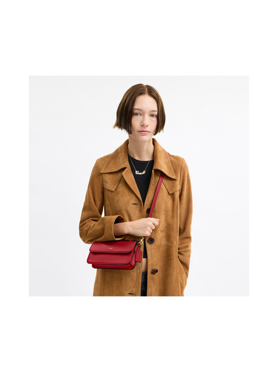 Coach - Elora Top Handle Crossbody -nahkalaukku - B4/POPPY | Stockmann - photo 3