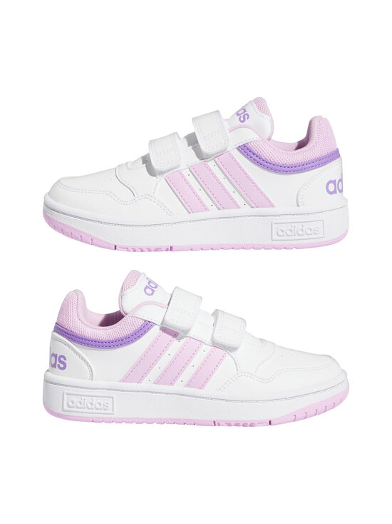 adidas Sportswear - Hoops 3.0 brīvā laika apavi - IF5319 FTWWHT/BLILIL/VIOFUS | Stockmann - photo 7