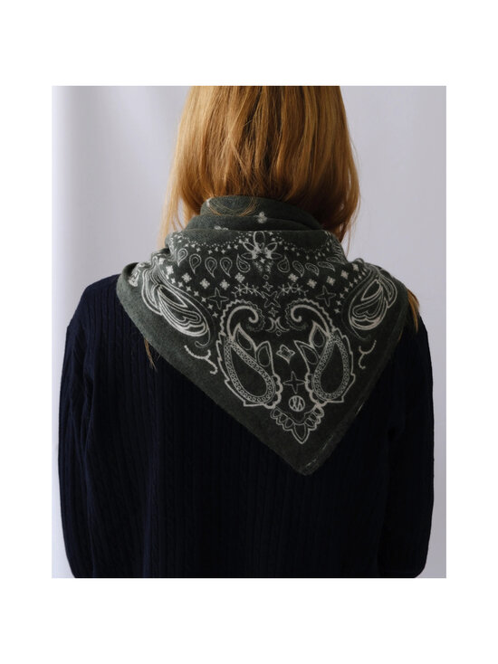 lescarf - Cashmere Paisley -huivi - GREEN & WHITE | Stockmann - photo 3