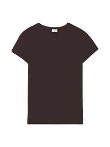 Filippa K - Fine Lycra t-paita - 9719 DARK CHOCOLATE | Stockmann